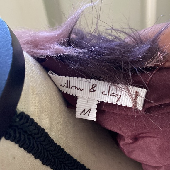 New Willow & Clay  stunning black prints faux fur coat Jacket, Size M - Picture 5 of 8